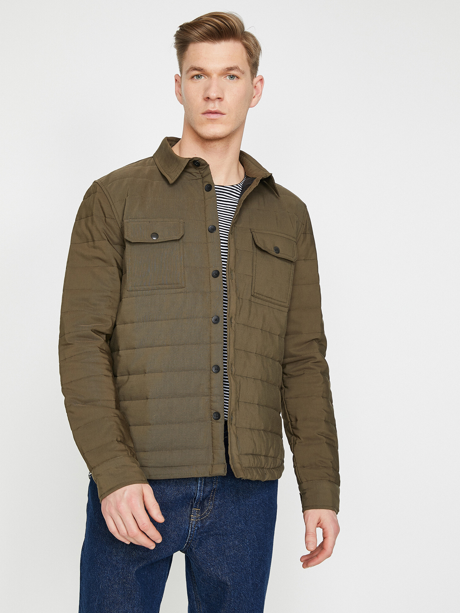 

Куртка Koton 9KAM21303BW-889 XL Khaki
