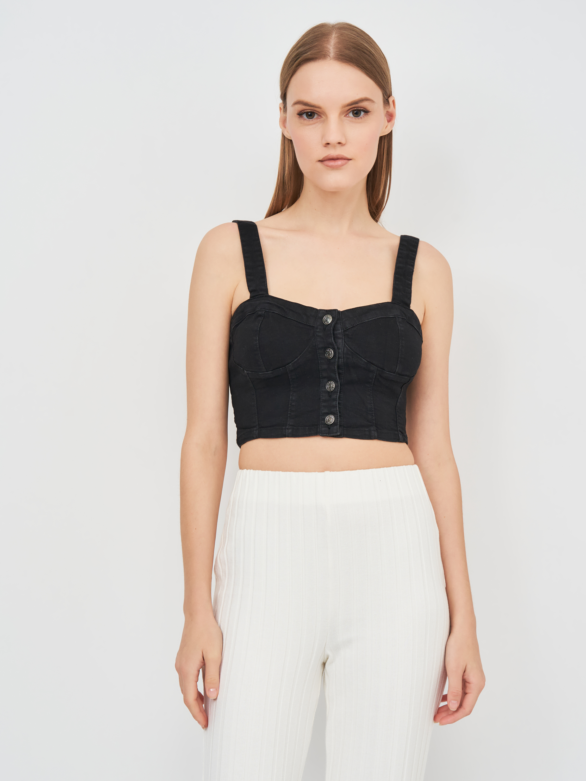 

Топ Pull & Bear 5472/349/800  Черный, Топ Pull & Bear 5472/349/800 M Черный