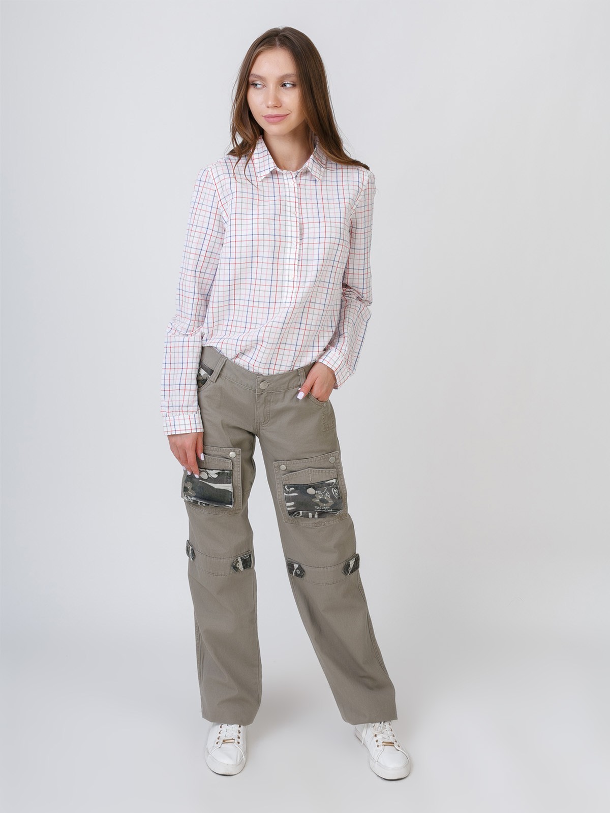 

Брюки женские LS jeans, камуфляж , (503), размер W27/L33
