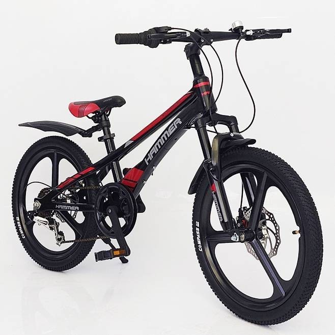 

Горный подростковый магниевый велосипед Hammer VA210 MG 20 дюймов Магниевые диски Черно-красный