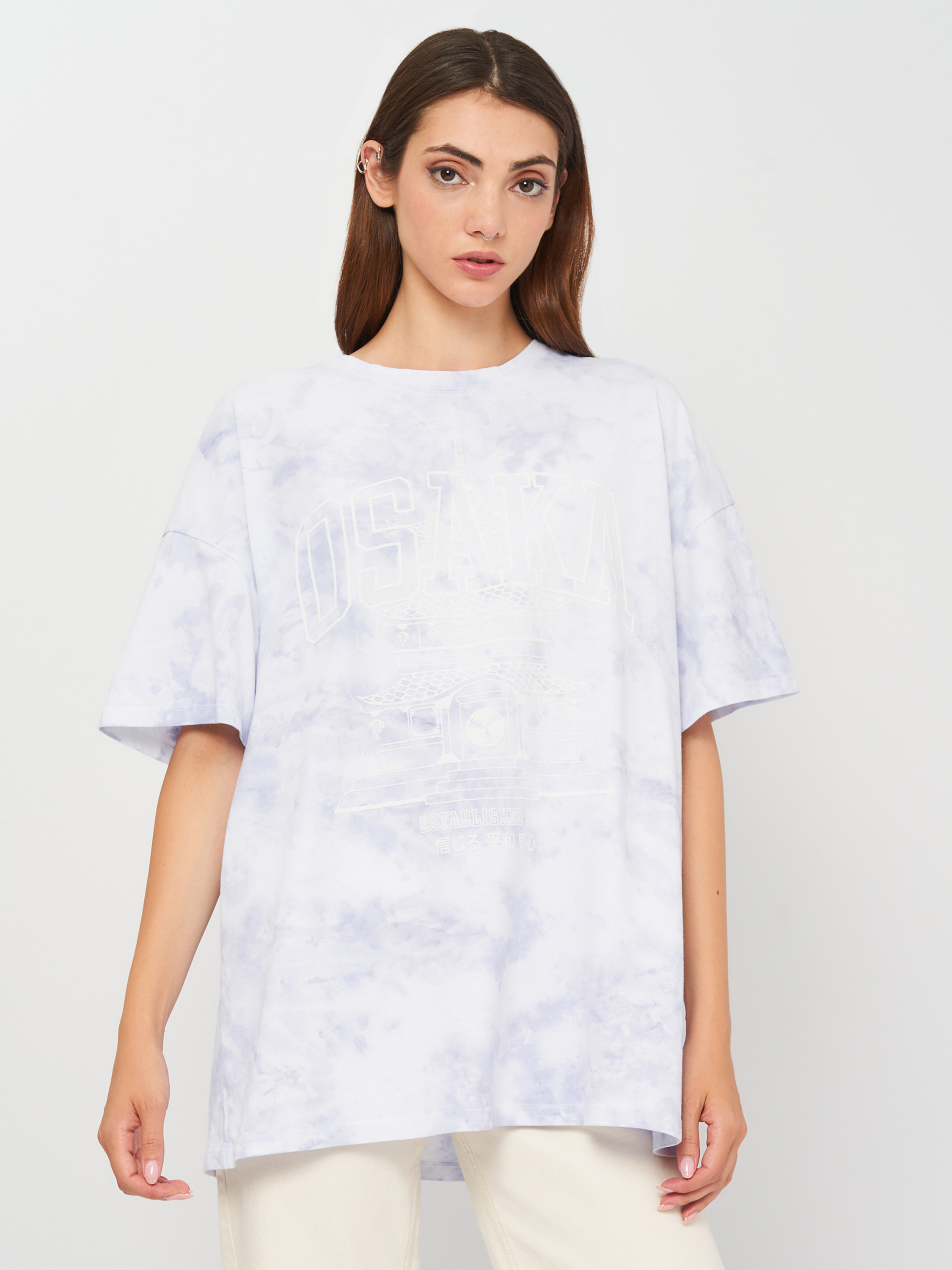 

Футболка Bershka 3086/376/712 L Голубая