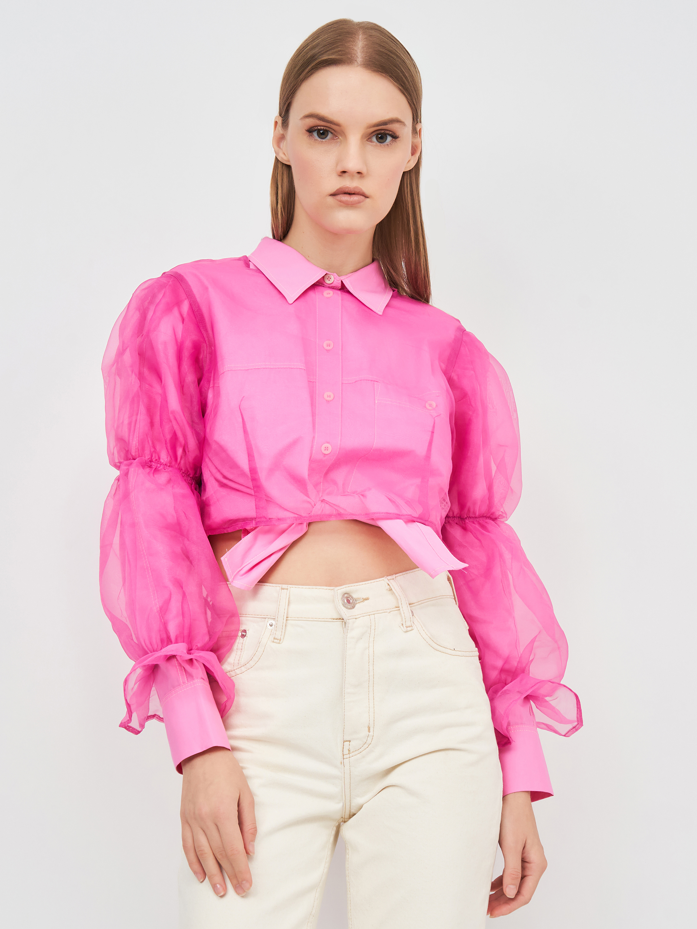 

Блузка Bershka 5875/537/630 M Розовая