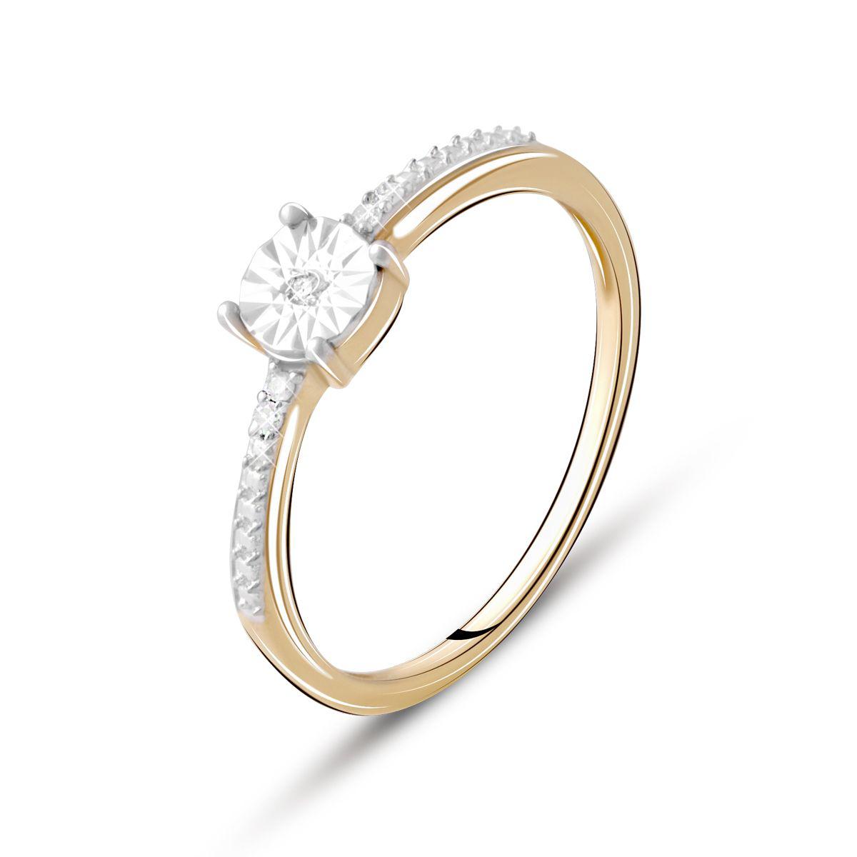 

Серебряное кольцо SilverAlex с натуральными бриллиантом 0.05ct 19.5 размер