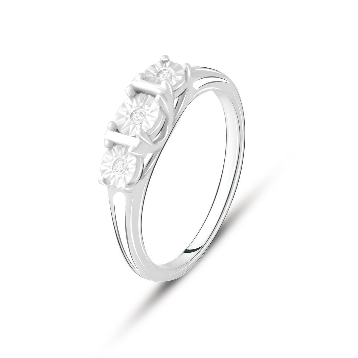 

Серебряное кольцо SilverAlex с натуральными бриллиантом 0.03ct 17.5 размер