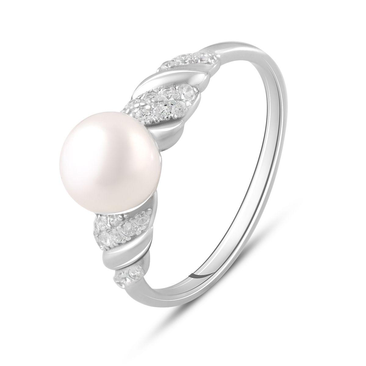 

Серебряное кольцо SilverAlex с натуральным жемчугом 17.5 размер