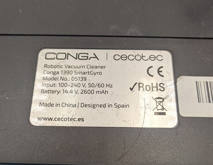 Cecotec Conga Serie 1390 n 815 JE73n 815