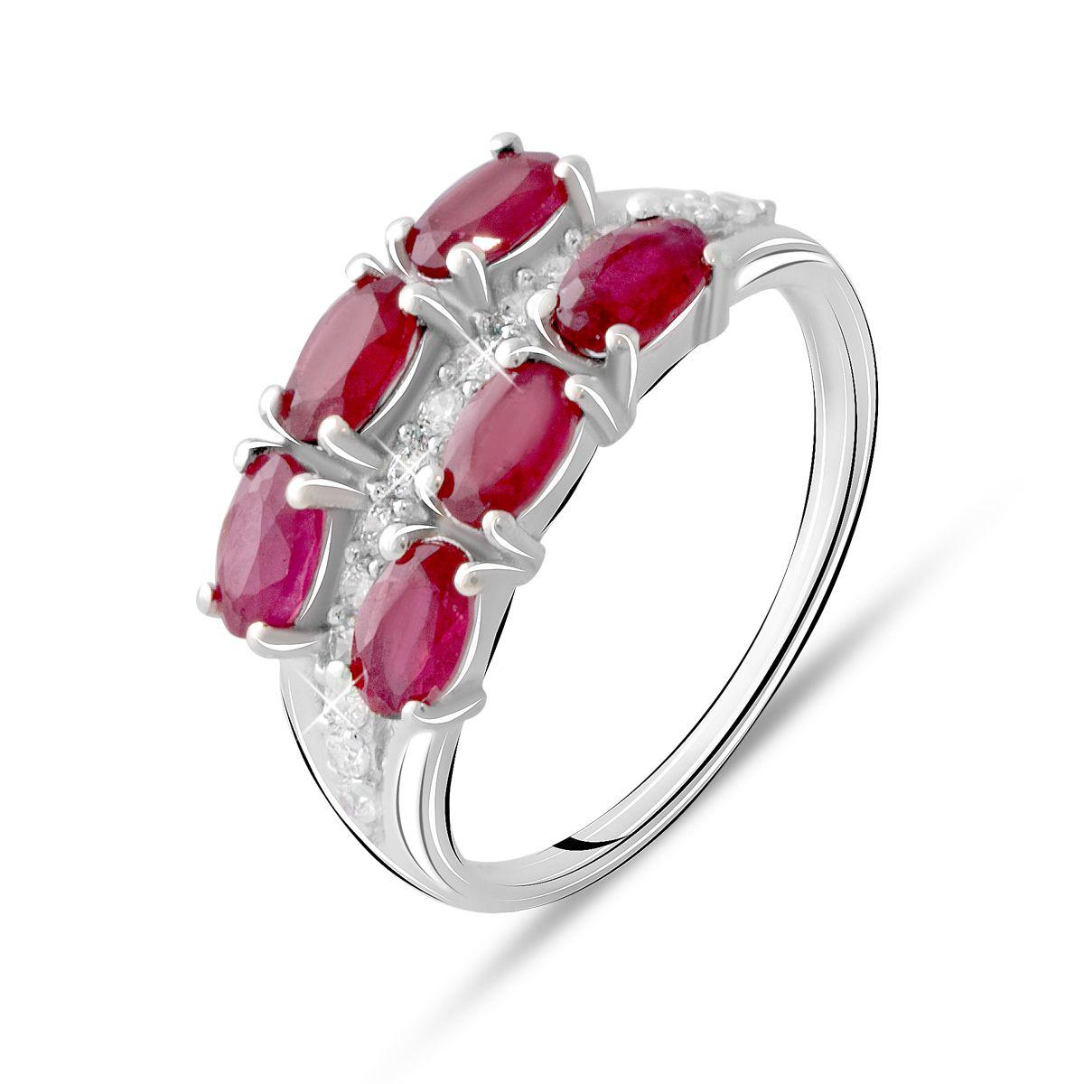 

Серебряное кольцо SilverAlex с натуральным рубином 2.481ct 18.5 размер
