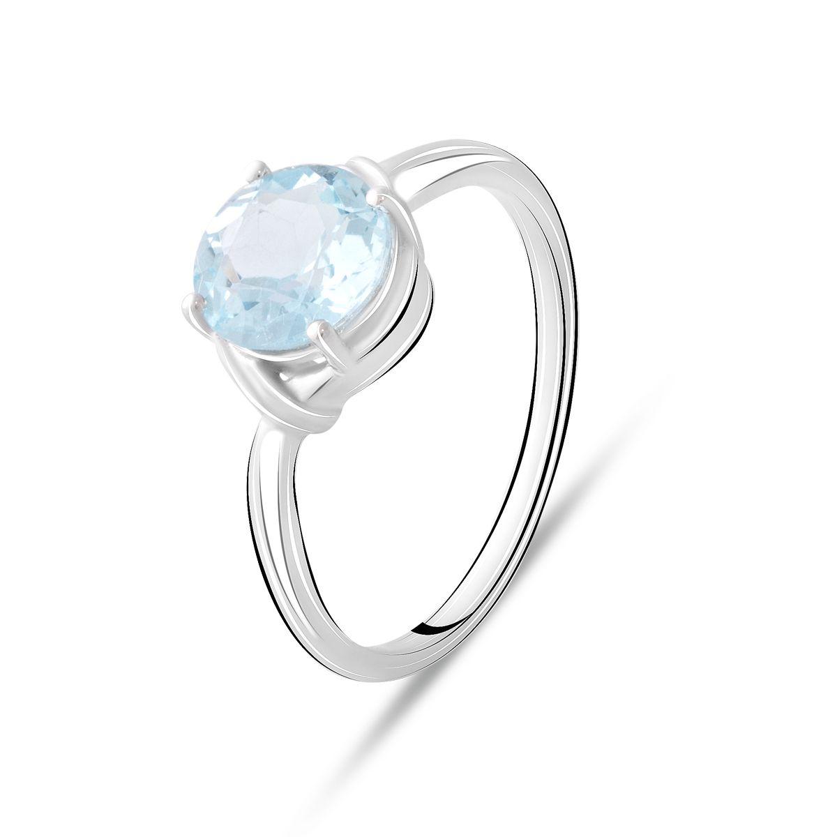 

Серебряное кольцо SilverAlex с натуральным топазом 2.958ct 18 размер