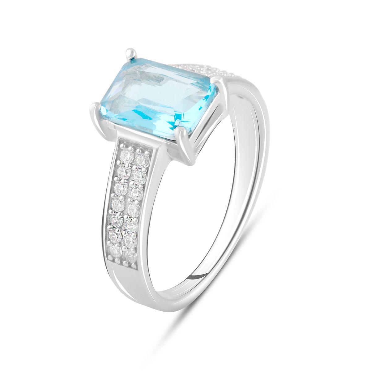 

Серебряное кольцо SilverAlex с натуральным топазом 1.088ct 17.5 размер