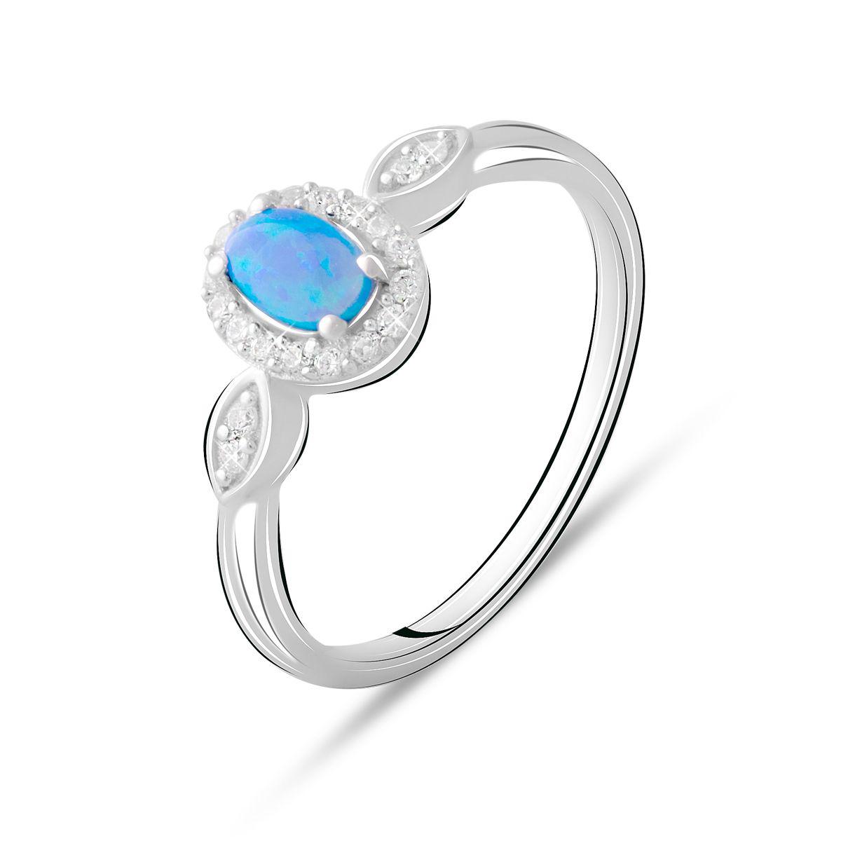 

Серебряное кольцо SilverAlex с опалом 0.533ct 17.5 размер