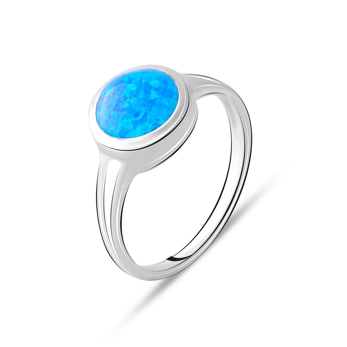 

Серебряное кольцо SilverAlex с опалом 0.775ct 17 размер
