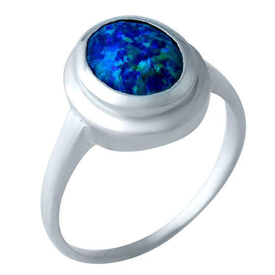 

Серебряное кольцо SilverAlex с опалом 1.1ct 17.5 размер