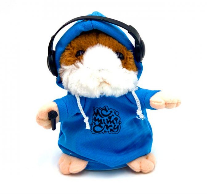 

Интерактивная игрушка TOPA говорящий Хомяк Диджей МС Синий