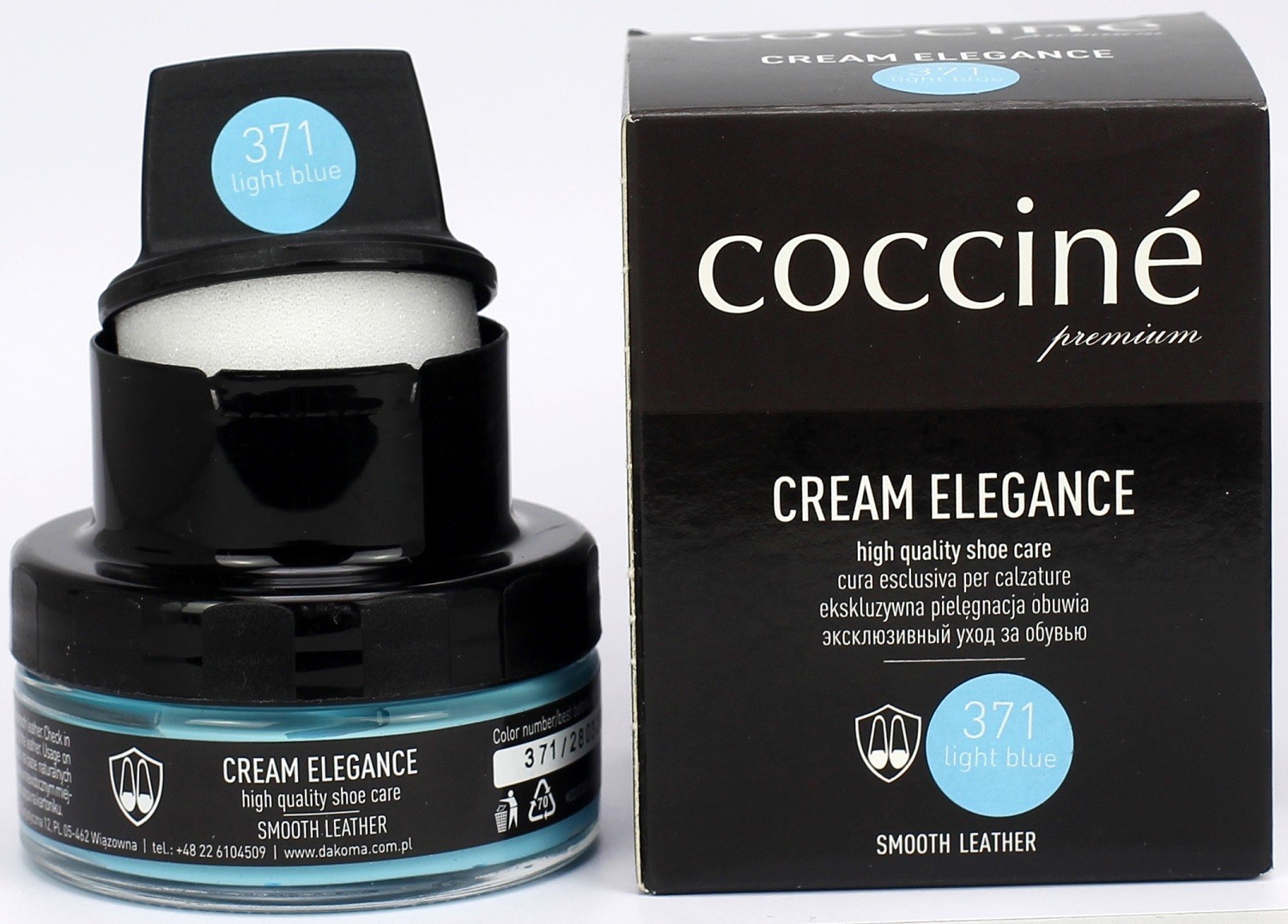 

Крем в банці + губка COCCINE 50ml LIGHT BLUE
