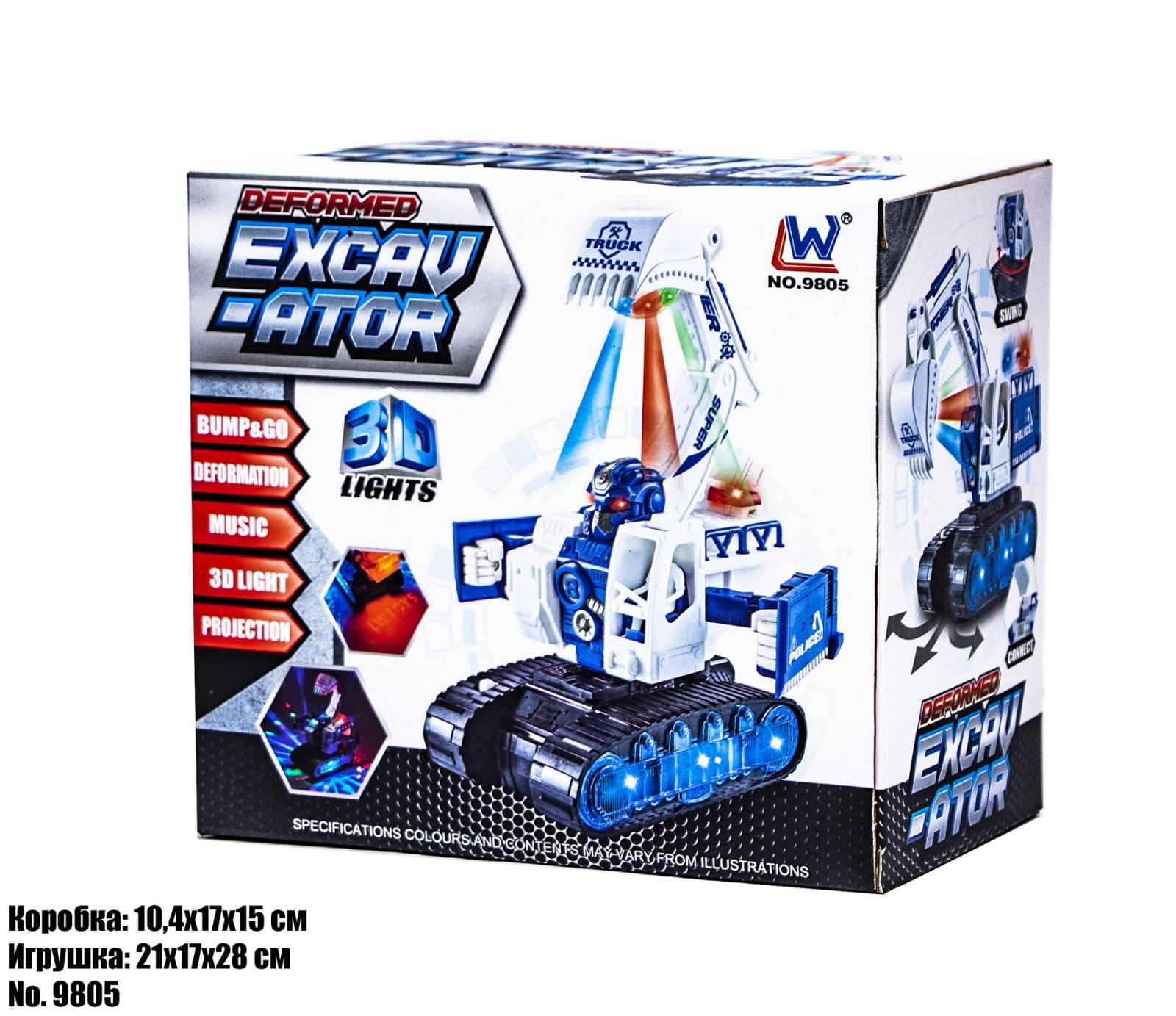 

Игрушка МУЗЫКАЛЬНЫЙ ЭКСКАВАТОР 9805