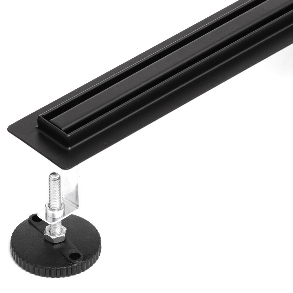 

Душевой линейный трап Epelli Slim Black 60cm Черный