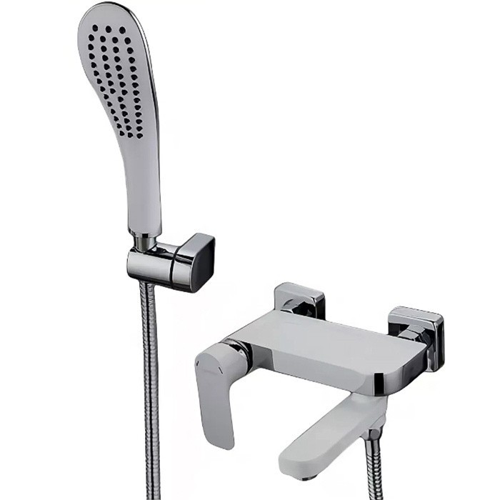 

Смеситель для ванны Gappo Noar G3248 Белый/Хром