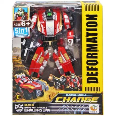 

Робот Трансформер Change DeformationWhirlwind war Красный