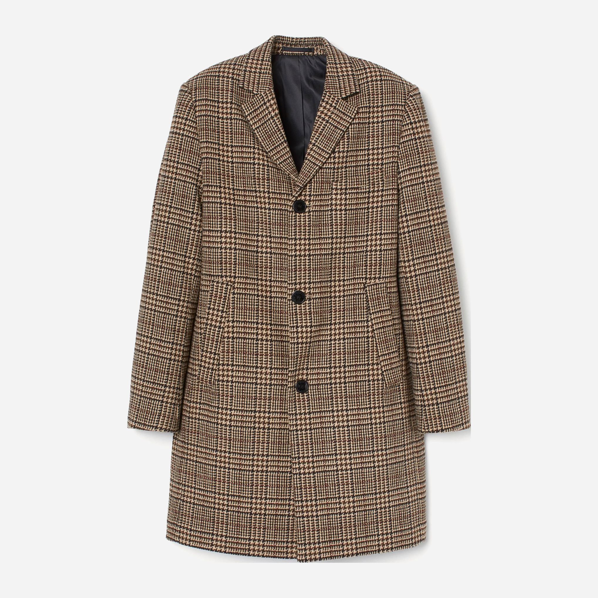 

Пальто H&M 8634292wtr 50 Светло-бежевое