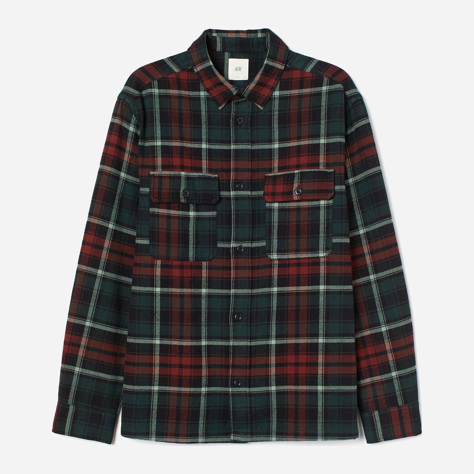 

Рубашка H&M 8759132wtr M Зеленая
