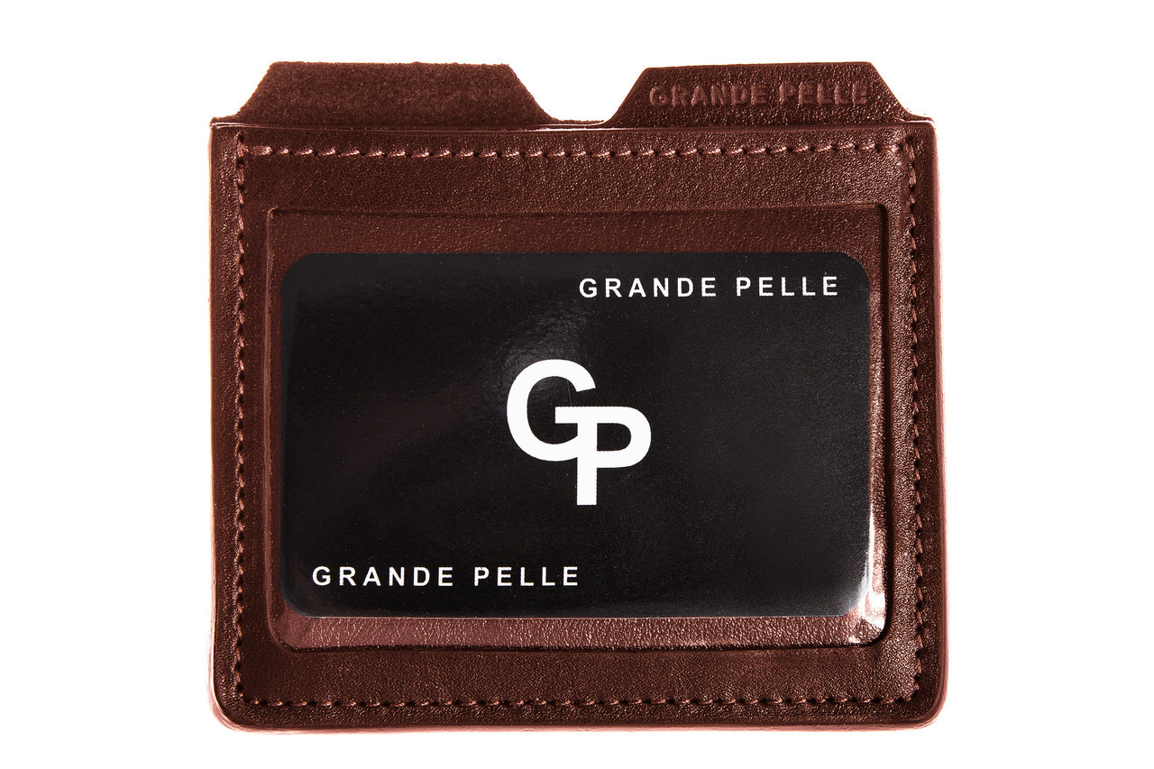 

Кредитница кожаная Grande Pelle, коньяк 307623