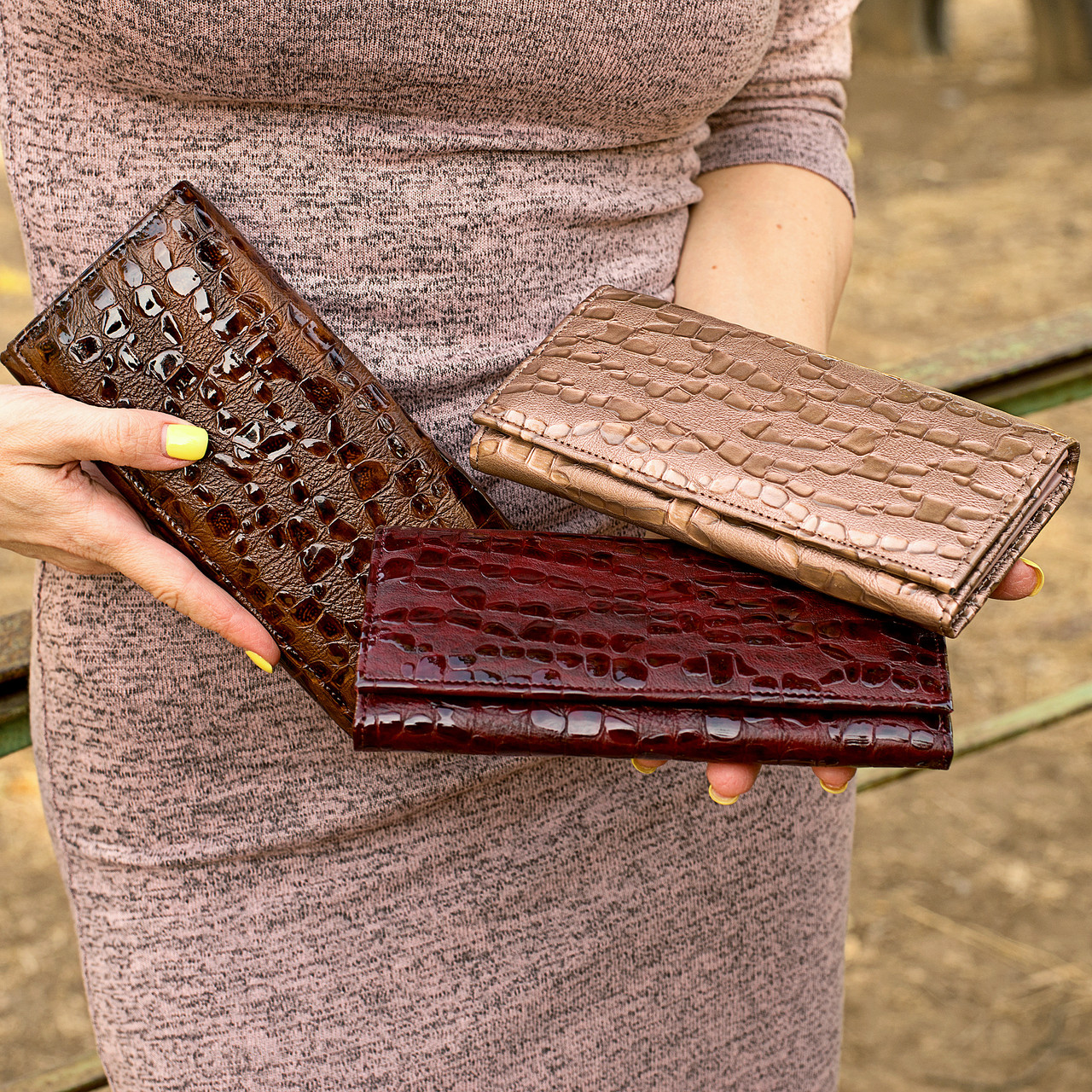 

Кошелёк женский ALORI, бордовый КО-02-7 Bordo