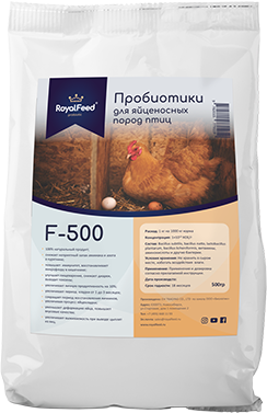 

Пробиотики для яйценосных пород птиц F-500 Royal Feed (500 г)