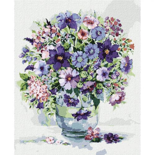 

Картина по номерам Идейка Фиолетовое вдохновение КНО3128