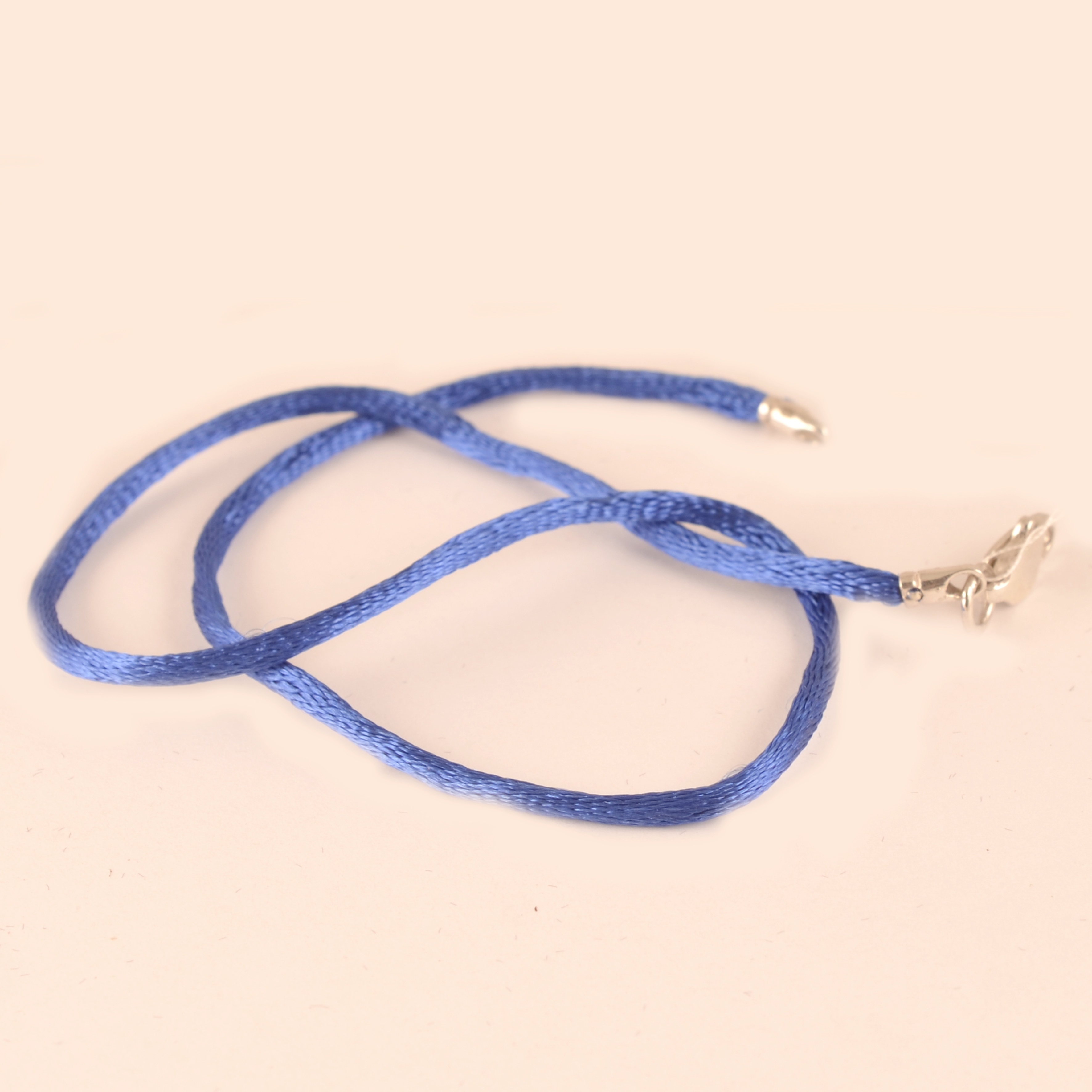 

Серебряный шнурок Meridian 925 пробы Синий 45 размер (ш01450)