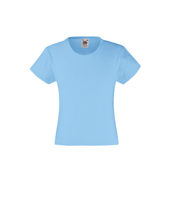 

Футболка для девочек Fruit of the Loom Небесно-Голубой 104 см