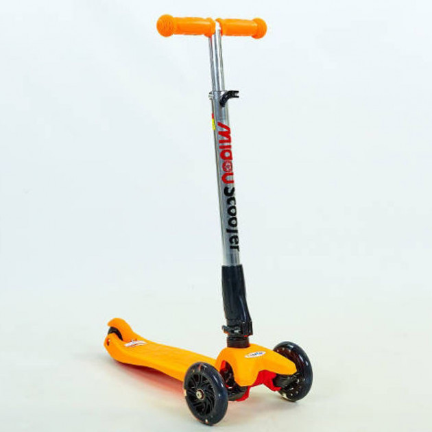 

Самокат Scooter складной голубой C-4310