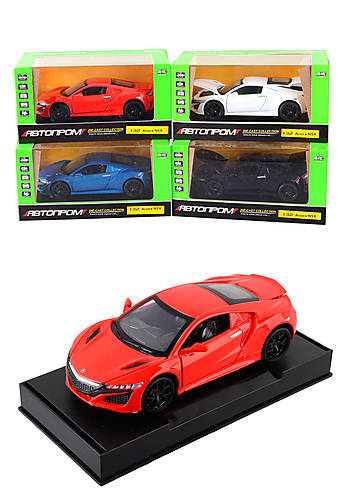 

Машина метал 1:32 ACURA NSX 4 цвета свет звук Автопром (6607)