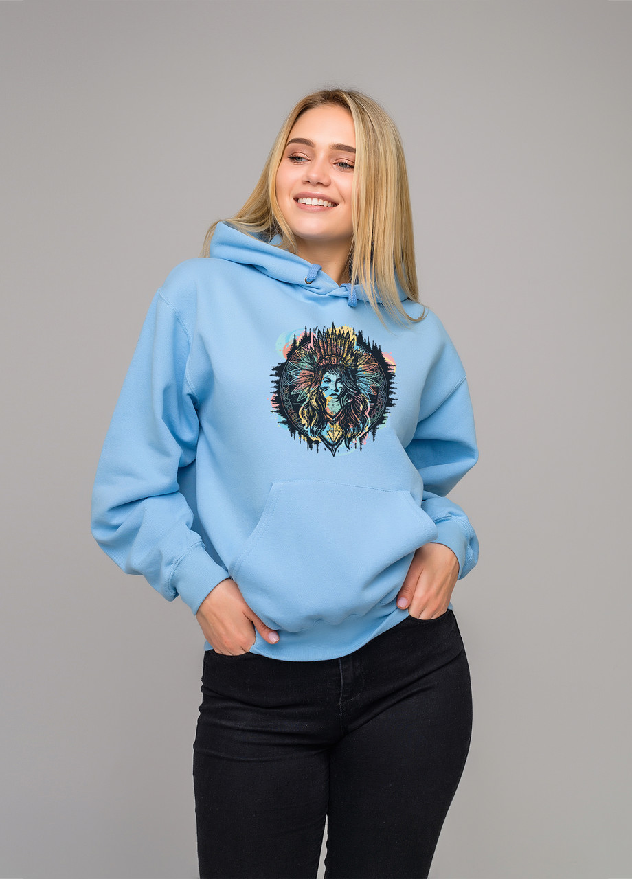 

Толстовка голубая LOYS Women, Толстовка голубая LOYS Women S