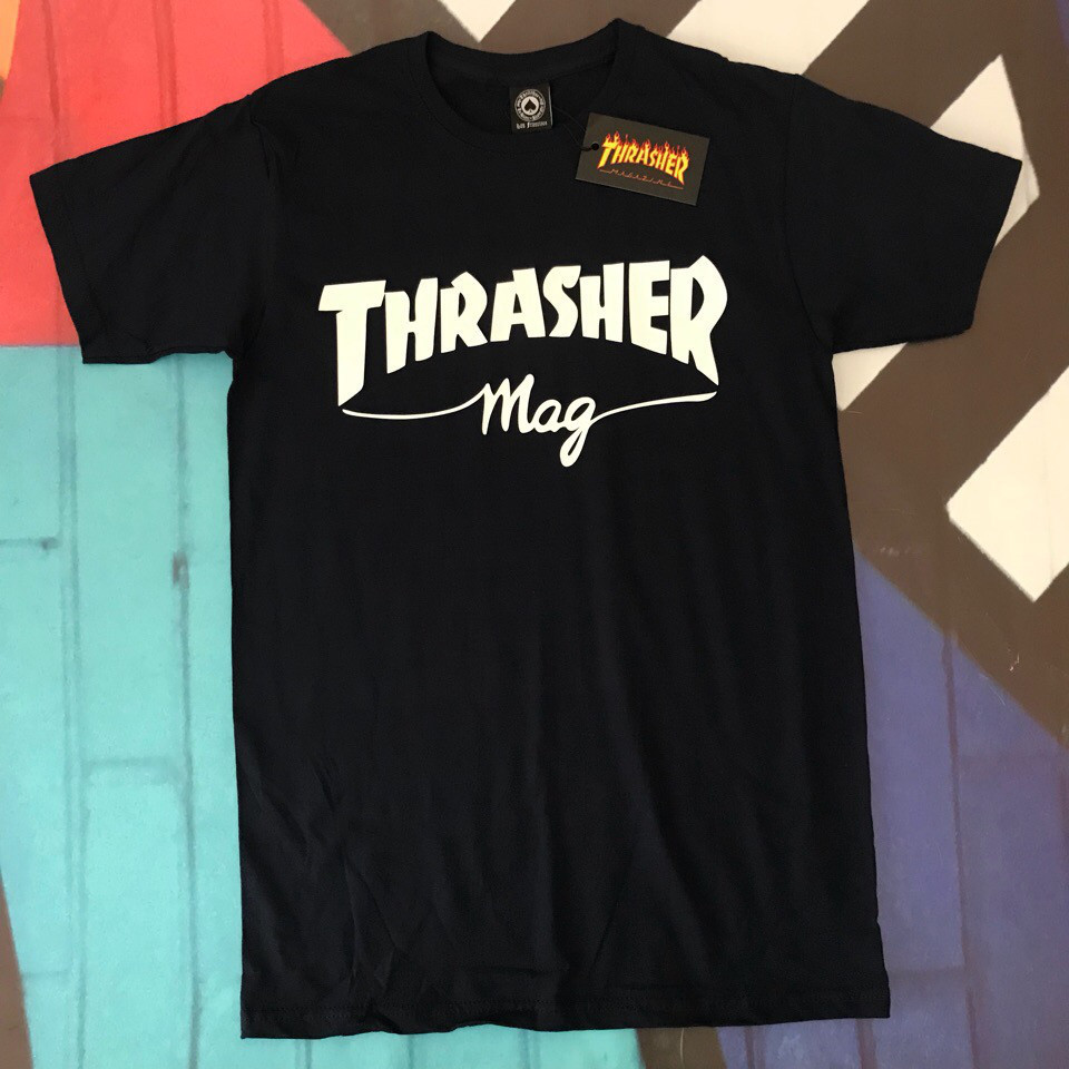 

Футболка чёрная LOYS Thrasher Mag, Футболка чёрная LOYS Thrasher Mag S