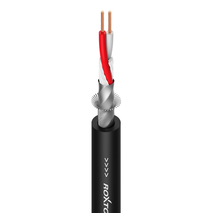 

Микрофонный кабель симметричный Roxtone MC022-BK (1592)