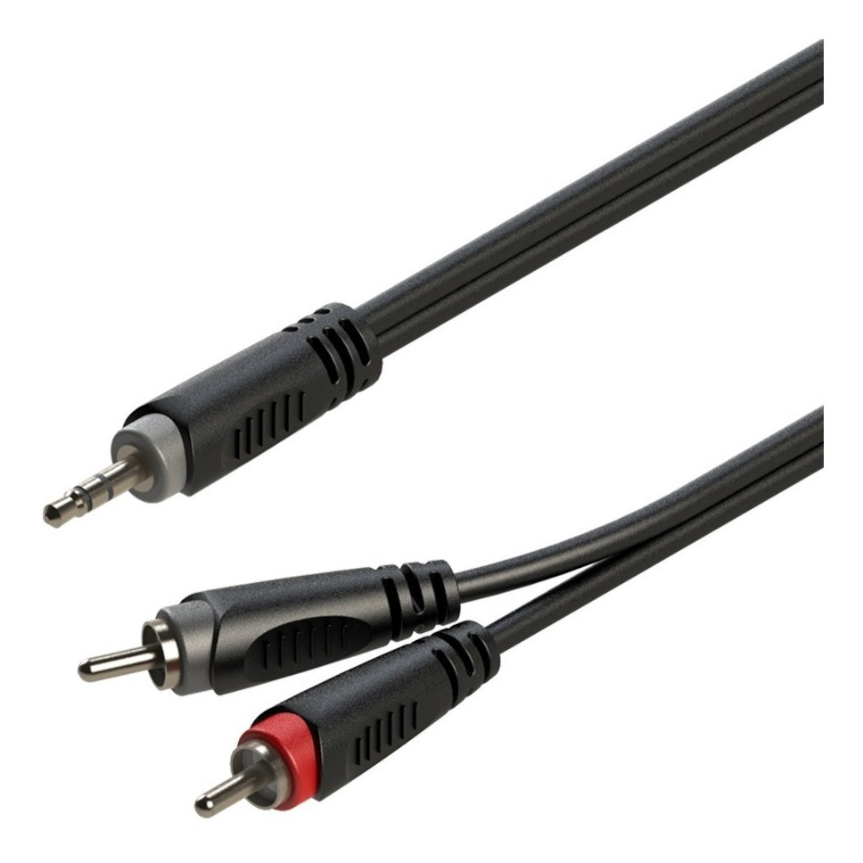 

Готовый аудио кабель, Разъемы:Jack 1x3.5 stere - 2xRCA-M-2м (Мини джек-2 Тюльпана) Roxtone RAYC150L2 (1691)