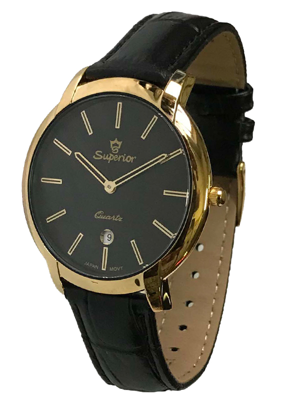 

Мужские часы Superior (5475 gold black)