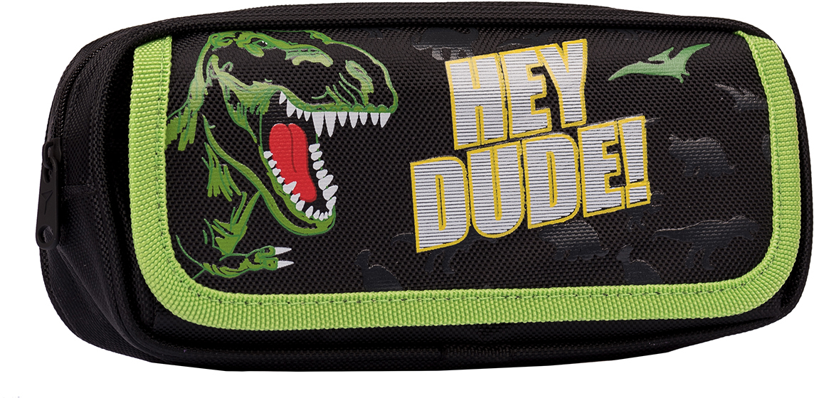 

Пенал мягкий YES PH-1-2 Hey dude! черный (533043)