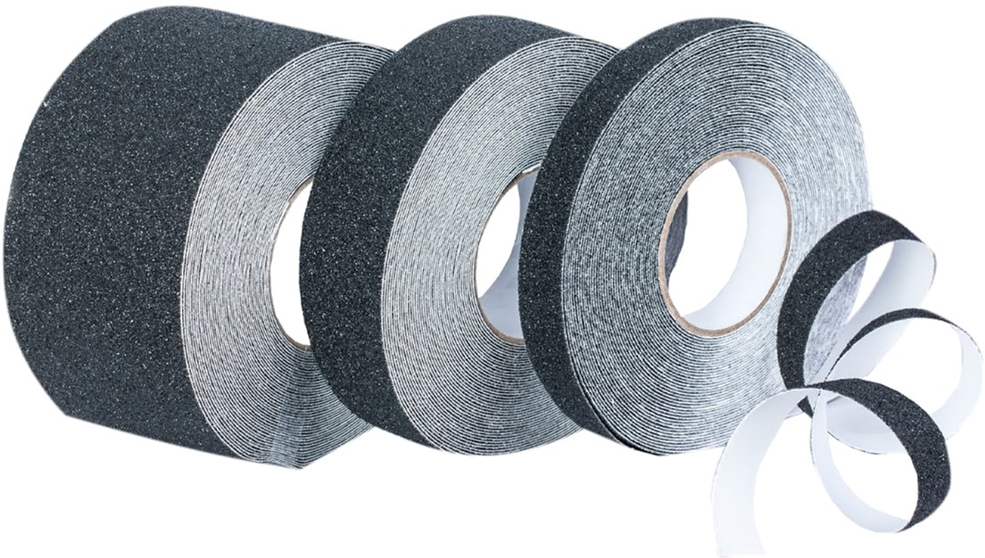 

Антискользящая лента Heskins Safety-Grip грубая зернистость 25 мм х 18.3 м Черная (H3402N25)