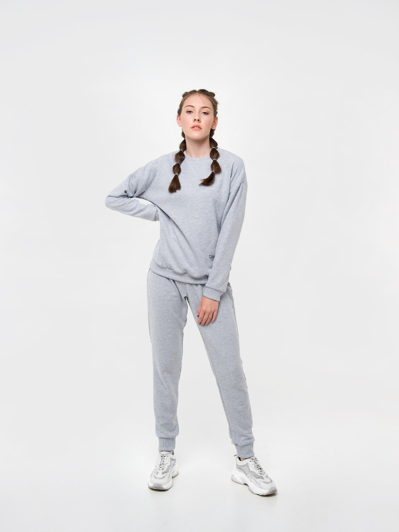 

Спортивный костюм Smil Study 117302 158 см Серый меланж (4824039232678)