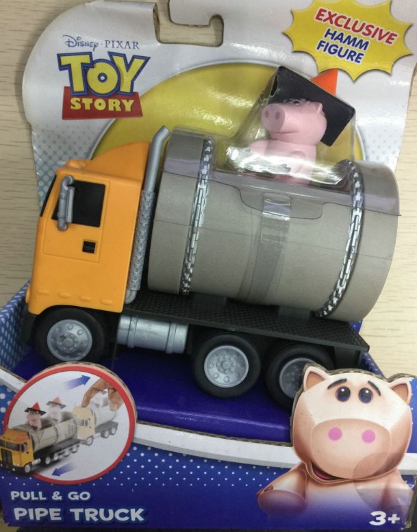 

Копилка розовая свинка История игрушек 4 Pipe Truck 3-4,5 см