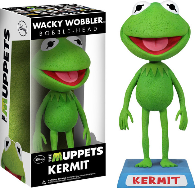 

Маппеты Кермит Kermit Лягушка качающаяся голова 16 см