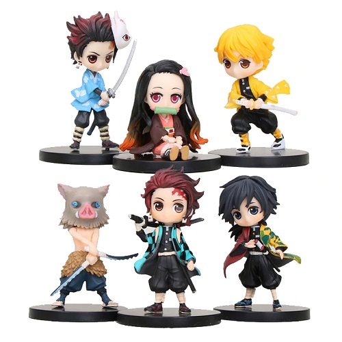 

Набір фігурок Клинок Розтинаючий Демонів Demon Slayer 6 шт