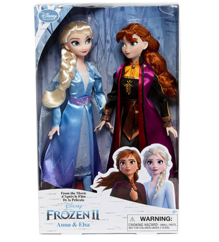 

Disney Frozen 2 Холодное сердце 2 куклы королева Анна и Эльза пара кукол 27 см