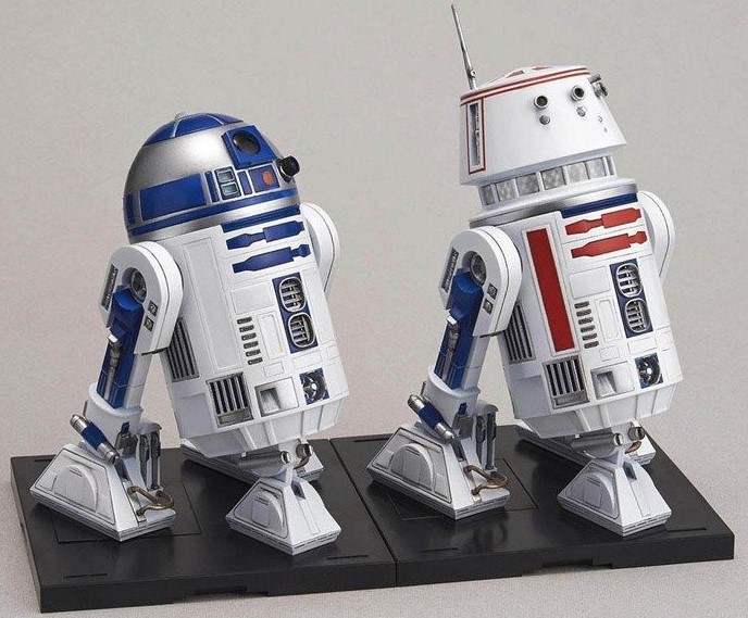 

Star Wars Bandai 1/12 scale робот для обслуживания R2-D2 & R5-D4 звездные войны 11 и 9 см