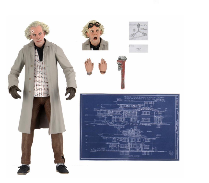 

Фигурка NECA Back to the Future в масштабе 16 см Доктор Эммет Браун
