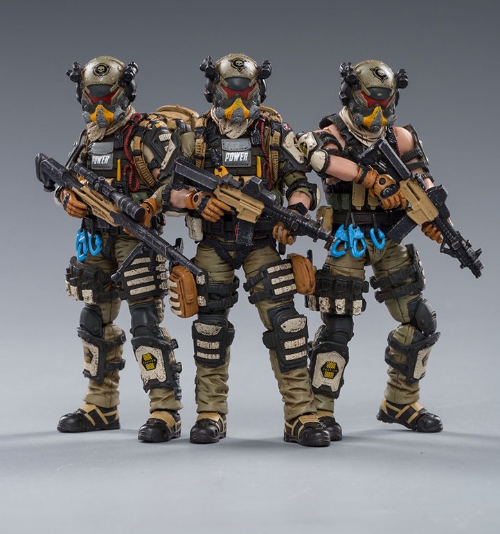 

JOYTOY Dark Source 1:18 комплект из 3 десантников 10,5 см АБС