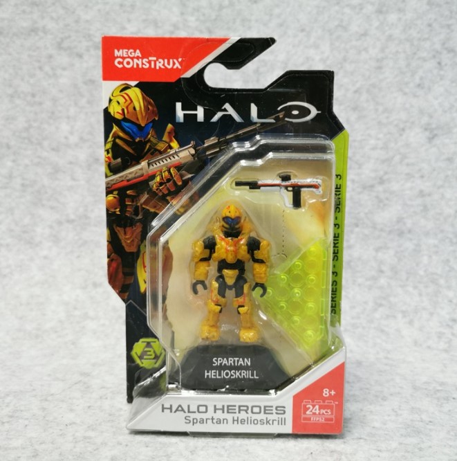 

Набор персонажей Halo Heroes Spartan Helioskrill пластик 7,6 см