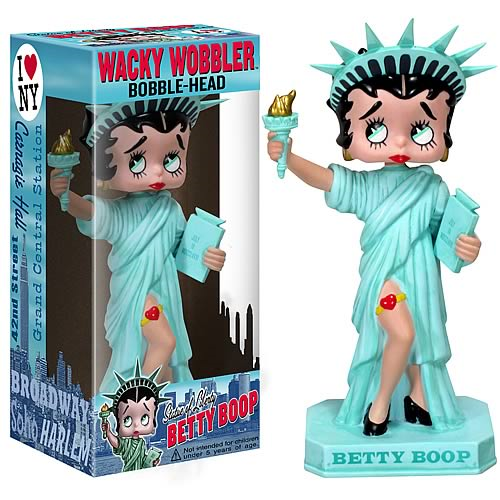 

Бетти Буп Betty Boop Статуя Свободы Bobble Head 16 см