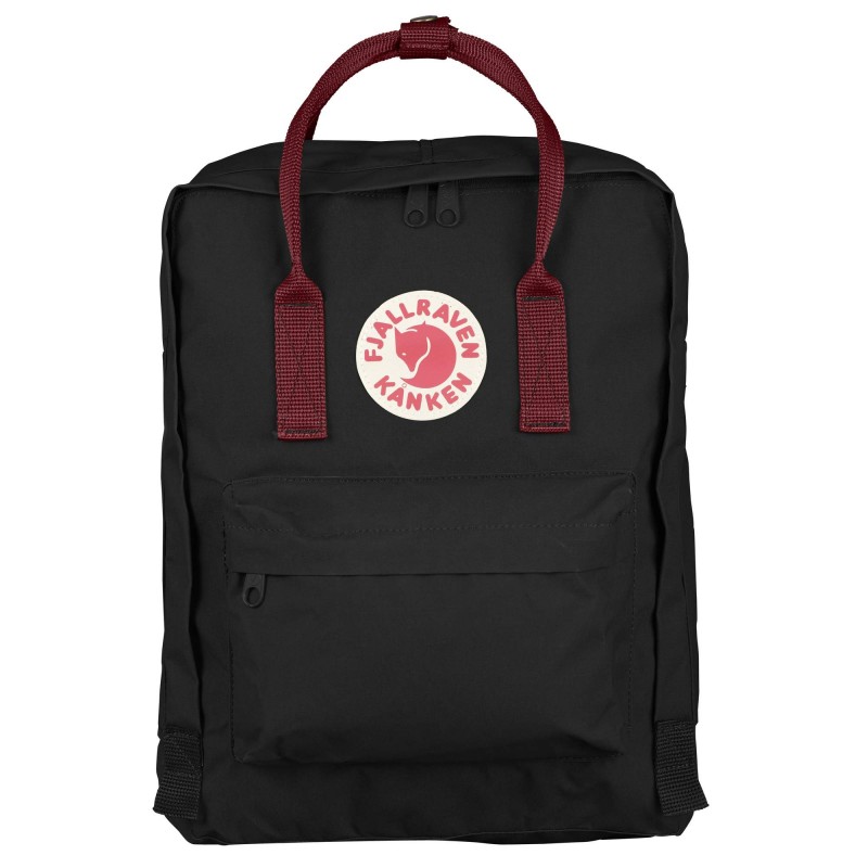 

Рюкзак Fjallraven Kanken Mini Black-Ox Red (5024)